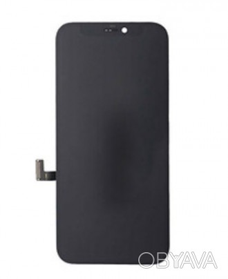 Дисплей (LCD) iPhone 12 Mini сенсорний чорного кольору GX-OLED - це стильний і ф. . фото 1