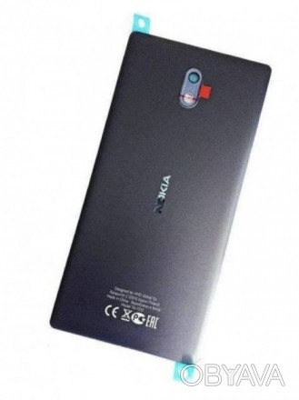 Задня кришка Nokia 3.1 Dual Sim (TA-1063) чорна представляет собой стильный и пр. . фото 1