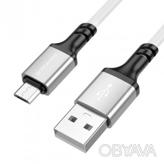 
USB кабель Borofone BX83 Micro USB білий - это стильный и удобный кабель, котор. . фото 1