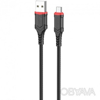 USB-кабель Borofone BX67 Micro USB – надежное соединение вашего устройства и ист. . фото 1