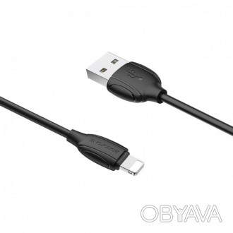 USB кабель Borofone BX19 для iPhone предназначен для надежной и быстрой передачи. . фото 1