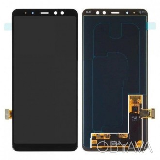 Дисплей (LCD) Samsung A730F Galaxy A8 Plus 2018 OLED з сенсором чорний - це висо. . фото 1