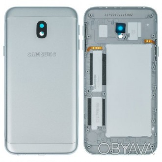 Задняя крышка Samsung J330F Galaxy J3 2017 серебряного цвета – это оригинальная . . фото 1