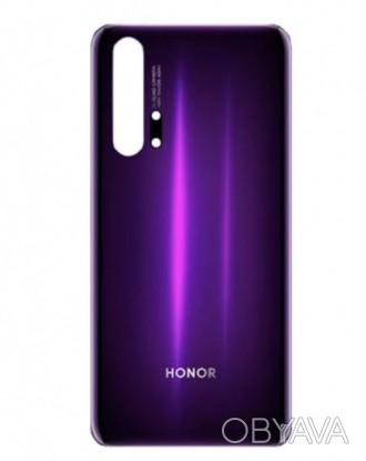 Задня кришка Huawei Honor 20 Pro (YAL-AL10) чорно - фіолетова Phantom Black - эт. . фото 1