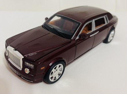 Машина металлическая Rolls Royce Phantom, инерционная, открываются двери, звук, . . фото 7