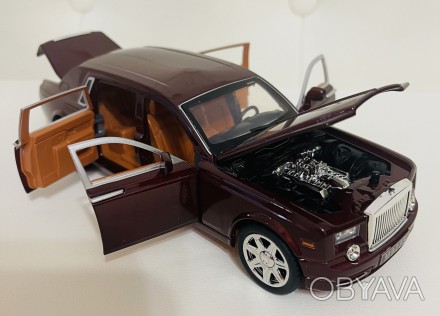Машина металлическая Rolls Royce Phantom, инерционная, открываются двери, звук, . . фото 1