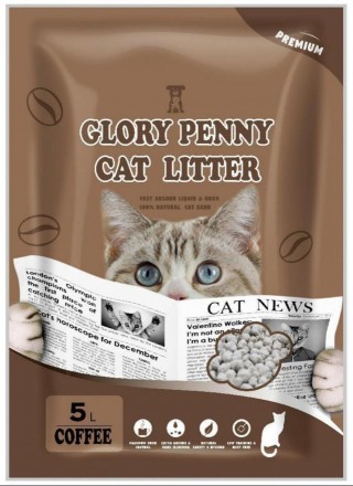 Наполнитель для кошачьего туалета GLORY PET Premium – ваш надежный партнер в ухо. . фото 2