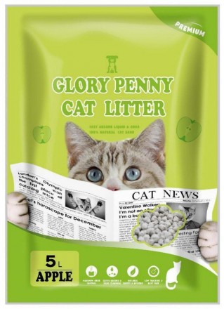 Наполнитель для кошачьего туалета GLORY PET Premium – ваш надежный партнер в ухо. . фото 2