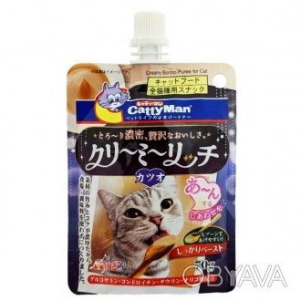 Лакомство для котов CattyMan Creamy Bonito Puree – это не просто вкуснейшее аром. . фото 1
