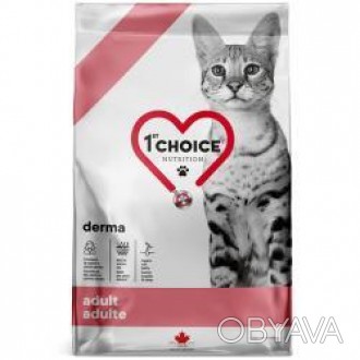 Суперпремиум корм для котов Фест Чойс Derma – полноценный диетический рацион для. . фото 1