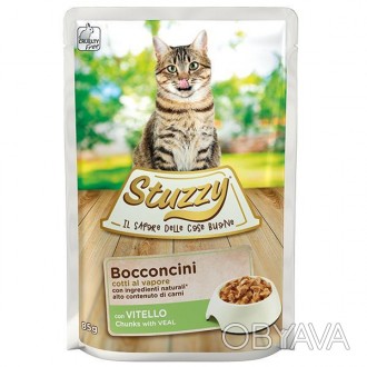 Влажный корм для котов Stuzzy Cat Veal – восхитительно вкусный рецепт с высоким . . фото 1