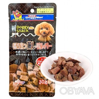Лакомство для собак DoggyMan Steamed Duck Liver – качественный деликатес, пригот. . фото 1