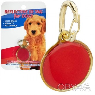 Светоотражающий адресник (медальон) Coastal ID Tag для собак – это дополнительна. . фото 1