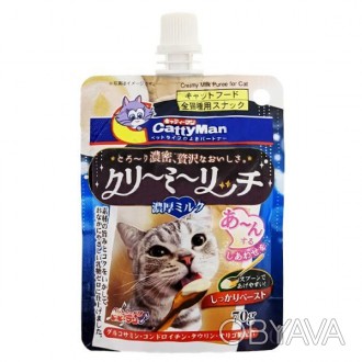 Лакомство для котов CattyMan Creamy Milk Puree – это не просто вкуснейшее молочн. . фото 1
