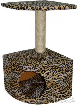 Будка дряпка для котов Астория леопард. Размеры в мм (ширина-длина-высота): Асто. . фото 1