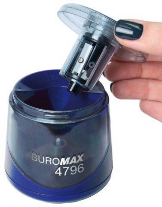 Автоматическая точилка ТМ BUROMAX - качественная заточка карандашей стала еще пр. . фото 3