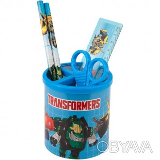В комплект канцелярского набора Kite «Transformers» входит: 1. Два карандаша гра. . фото 1