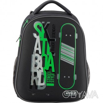 Школьный каркасный рюкзак Kite Skateboard K19-731M-2 для мальчиков 6-10 лет выпо. . фото 1