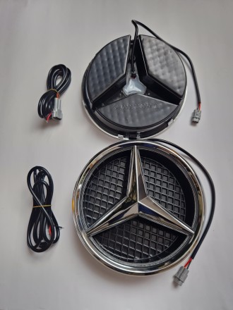 Значки з LED підсвіткою в решітку для Mercedes-Benz W166/212/213/204/205/218/246. . фото 5
