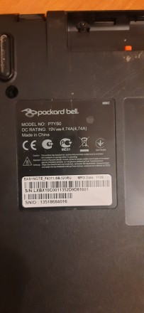 Ноутбук Packard bell P7YS0 i5 2,4 GHz. Ноутбук под восстановление либо разбор, в. . фото 5