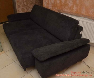 Новый диван фирмы POLINOVA, в ткани темно синего цвета (выставочный образец). Фу. . фото 3