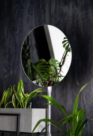 Класичне дзеркало круглої форми "Adeo" - втілення сучасного стилю та технологій.. . фото 6
