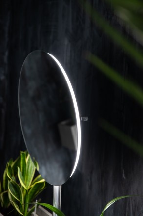 Классическое зеркало круглой формы "Adeo" – воплощение современного стиля . . фото 5