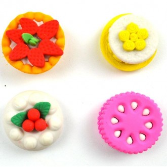 Набор оригинальных стирательных резинок в виде сладостей. Рекомендовано детям до. . фото 3