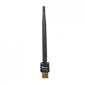 USB WIFI адаптер Eurosky 7601 5DB
Wi-Fi адаптер для тюнеров Eurosky MT 7601 USB . . фото 4