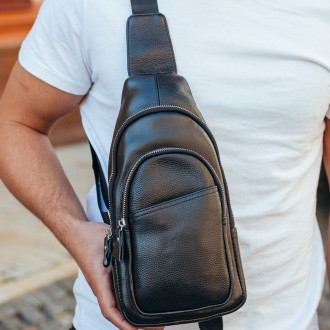 
Мужской кожаный рюкзак-слинг на одно плечо TidinBag 7909 черный
Характеристики
. . фото 2