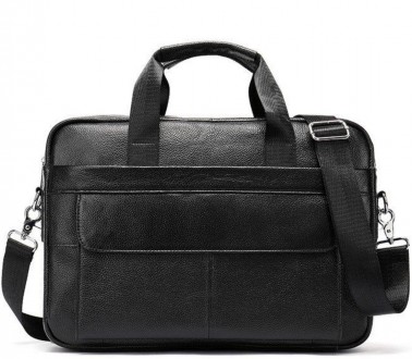 
 
Мужская кожаная сумка портфель для ноутбука Tiding Bag 173412 Черная
 
Характ. . фото 3