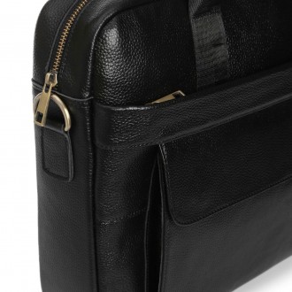
Чоловіча шкіряна сумка портфель для ноутбука 171171 Чорна
 
Характеристика:
	Ви. . фото 7