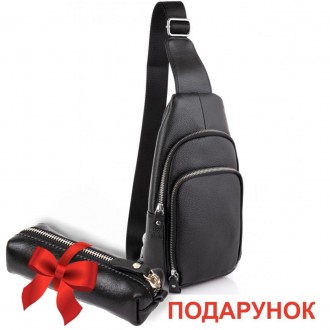 Ключница в подарок
 
Мужская сумка-слинг из натуральной кожи TIDING BAG A25F-70-. . фото 2