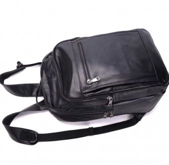 
Мужской кожаный рюкзак для ноутбука и поездок Tiding Bag B2-14657A черный
 
Хар. . фото 7