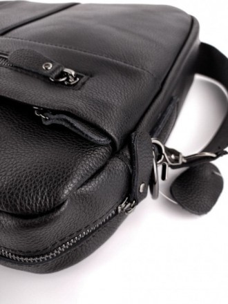 Мужская кожаная сумка портфель для ноутбука SK 678437 
 
Характеристики:
	Матери. . фото 9