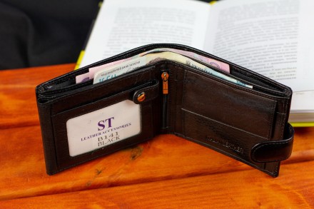
Мужское портмоне из натуральной кожи ST Leather В141 
 
Характеристики:
	Матери. . фото 9
