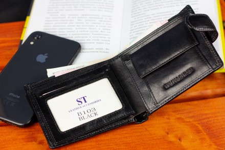 
Стильное кожаное мужское портмоне ST Leather В103 
 
 
 
Характеристики:
	Матер. . фото 9