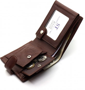
Классическое мужское портмоне из натуральной кожи ST Leather В102 
 
 
 
Посмот. . фото 9