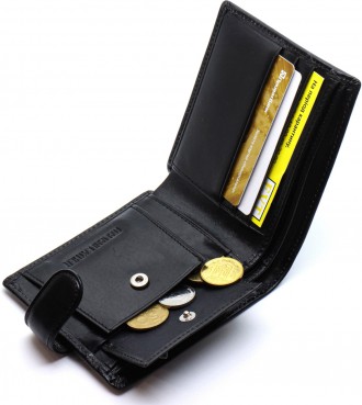 
Кожаное мужское портмоне на кнопке ST Leather ST104 
 
Характеристики:
	Материа. . фото 4