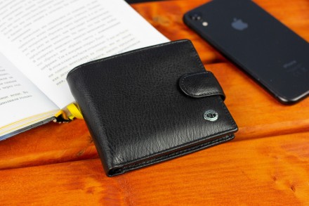 
Кожаное мужское портмоне на кнопке ST Leather ST104 
 
Характеристики:
	Материа. . фото 8