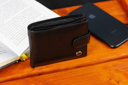
Кожаное мужское портмоне на кнопке ST Leather ST104 
 
Характеристики:
	Материа. . фото 9