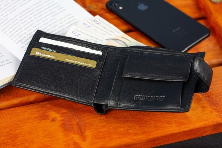 
Кожаное мужское портмоне на кнопке ST Leather ST104 
 
Характеристики:
	Материа. . фото 10