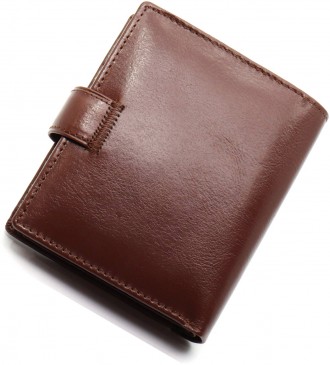
Вертикальное мужское портмоне из натуральной кожи на кнопке ST Leather B142 
 
. . фото 4