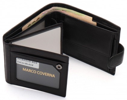 
Шкіряне чоловіче портмоне з відділенням для документів Marco Coverna MCBK10-805. . фото 8