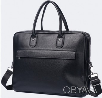 Мужская кожаная сумка портфель для ноутбука Tiding Bag 
 
Описание:
Мужская сумк. . фото 1