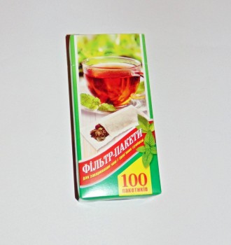 Фільтр пакети для заварювання чаю та трав'яних сумішей
Розмір загальний 13х6.5 с. . фото 3
