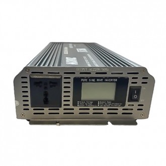 Инвертор с чистой синусоидой 12V в 220V ProFix-2000W (макс.4000W) без зарядки + . . фото 4