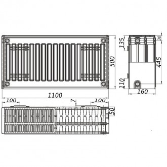 Радіатор сталевий панельний KALITE
Призначення: Використовується для опалення жи. . фото 4