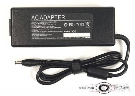 Блок питания для ноутбуков ACER 220V, 19V 120W 6.32A (5.5*1.7) - качественный и . . фото 1