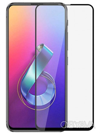 Защитное стекло Full screen PowerPlant для Asus Zenfone 6 (2019) изготовлено из . . фото 1